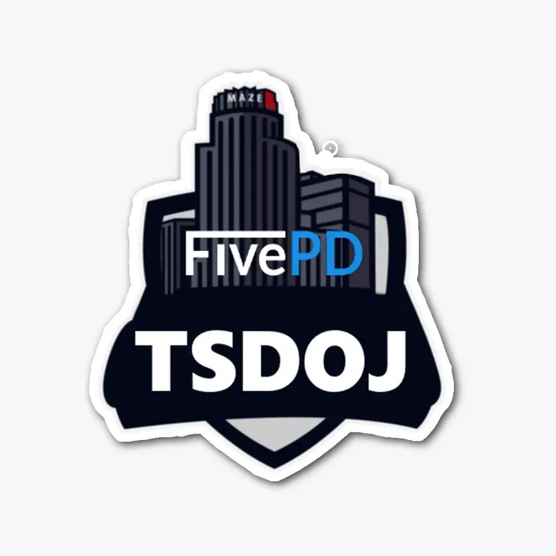 TSDOJ FivePD Logo with Black Text